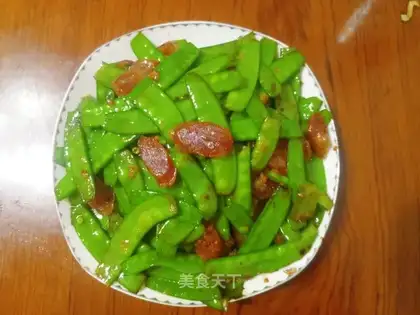 Weenie fried Dutch beans