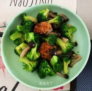 Crab mushrooms from broccoli
