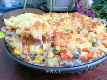 Rice pizza