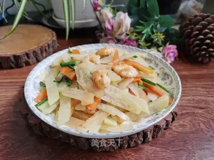 Shrimp fried blue