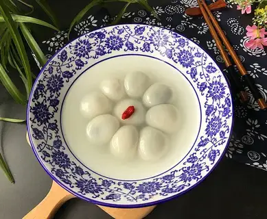 Black sesame soup