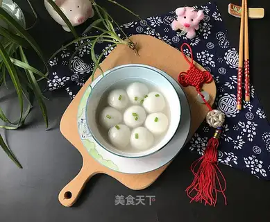 Fresh meat soup