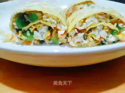 Egg roll sushi