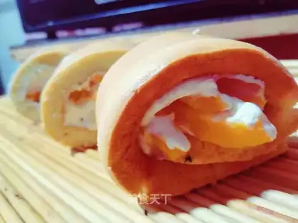 Mango egg rolls