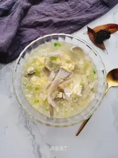 Pumpkin egg soup