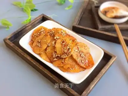 Spicy potato chips