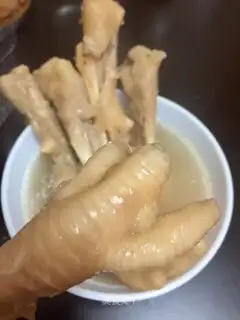 Wet soup with dirt