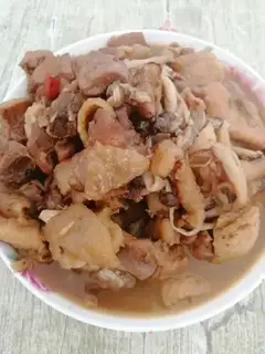 Chicken stew mushrooms