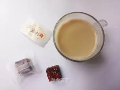 Red dates, red bean syrup