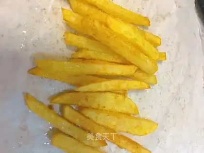 Homemade gold fries