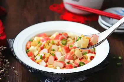 Crab willow tofu