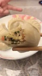 Shrimp casserole egg dumplings