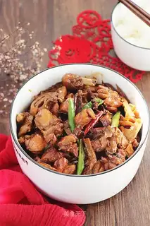 Dry chicken