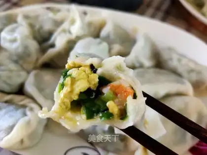 Shrimp egg dumplings