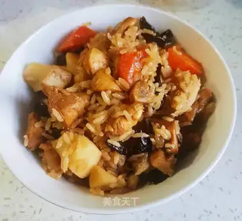 Chicken mushroom rice