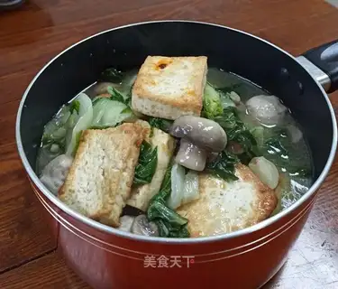Green mushroom tofu
