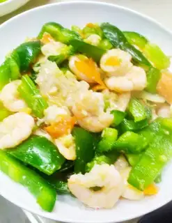 Shrimp and pepper