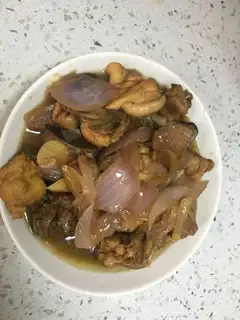 Onion fried chicken