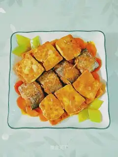 Cheese juice with fish tofu