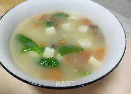 Tomato melon cucumber soup
