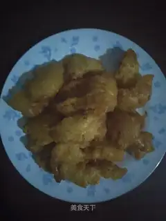 Frozen fried meat