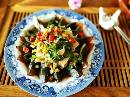 Eggs and tofu