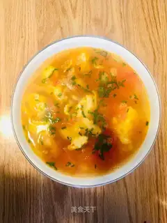 Tomato egg soup