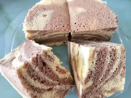 Double salad steam cake