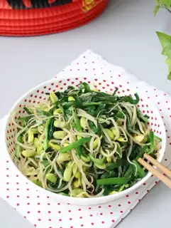 The bean sprouts
