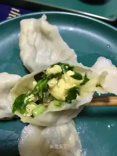 Goose egg dumplings