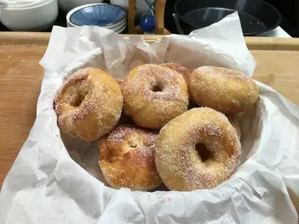 New handmade donuts
