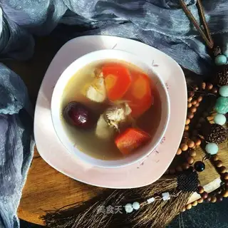 Carrot date bone soup