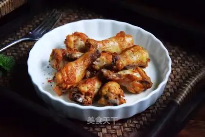 Garlic pretzel wings