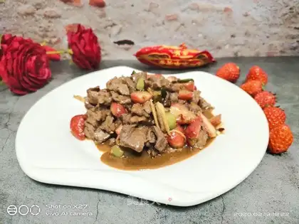 Strawberry beef