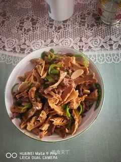 Fried meat