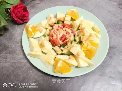 Fruit cucumber salad