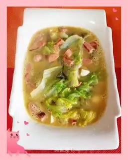 We'll have soup and doll food