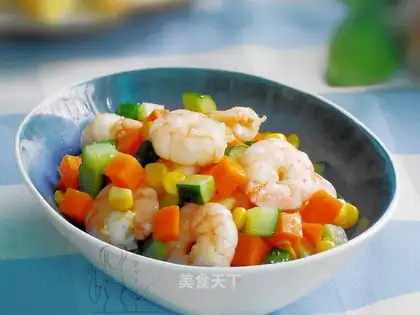 Three-colour shrimp