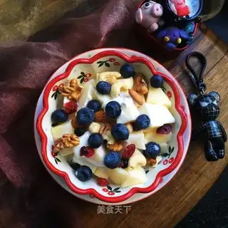 Blueberry apple yogurt