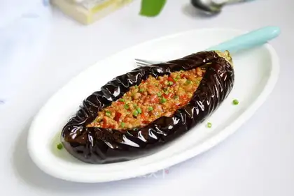 Roast eggplant