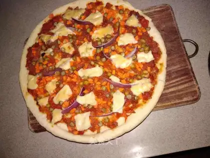 Pancake pizza