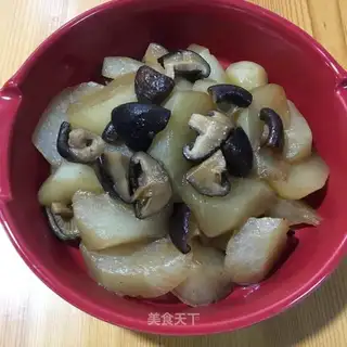 Mushroom burn radish