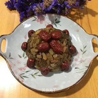 Tasty red sugar rice