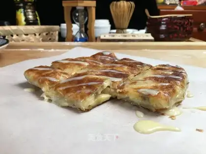 Thai bananas grab pancakes