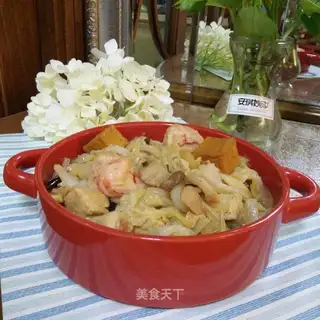 Five-flower cabbage croquette