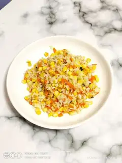 Carrot corn fried rice