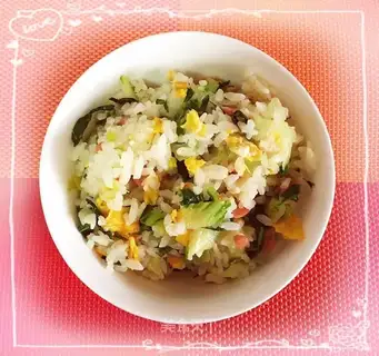 A green egg and ham and rice