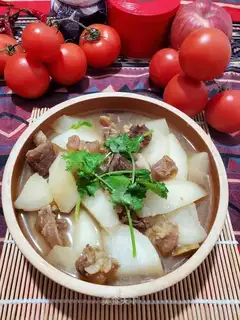 The white radish oxen
