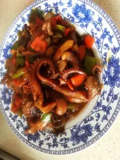 Fired octopus