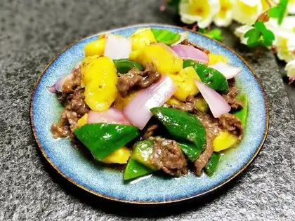 Beef pineapple